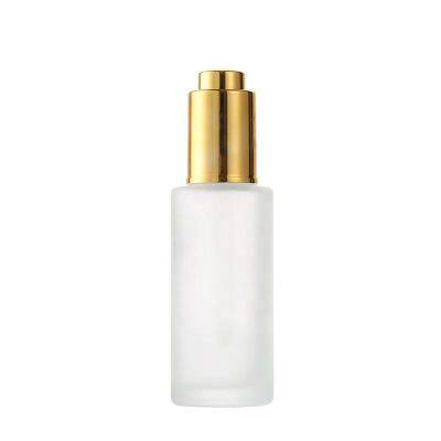 High Quality Good Price Flat Shoulder Drpper Bottle With Press Button photo-2