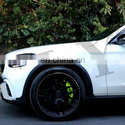 Genuine Body Kits For 2020+ Mercedes GLC C253 X253 Coupe Facelift GLC63 AMG Front Car Bumpers Grille Wheel Arch Diffuser Tip photo-4