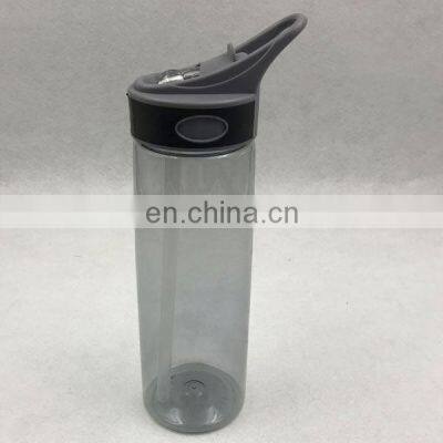 Custom Logo Printed BPA Free Tritan Plastic Sports Water Bottle with Straw