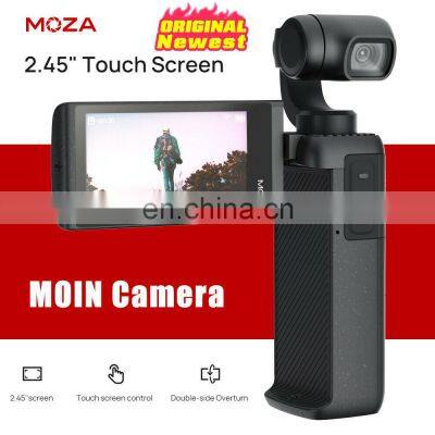 Moza Moin Camera Pocket Gimbal Sports Mini Handheld High-definition 4K Anti-shake Vlog Portable Outdoor Stabilizer Action Camera photo-3