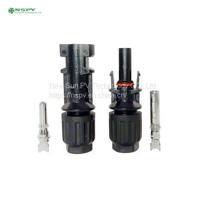 TUV Solar Cable Connector IP67 waterproof 35A DC 1000V 2.5mm2 4mm2 6mm2 for solar pv system From NSPV