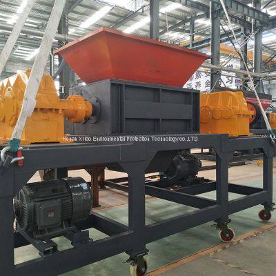 E-waste Pcb Hard Disk Computer Cellphone Recycling Machine Universal Shredder Double Shaft Crusher Machine photo-3