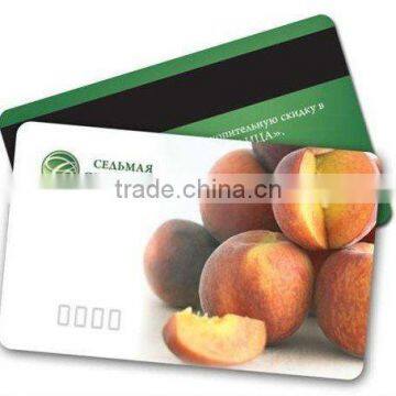 Fashion design Hi-co magnetic stripe card