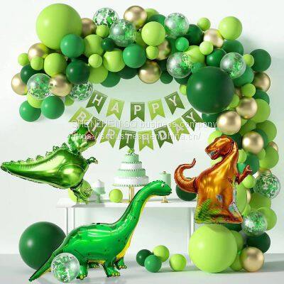 Hot Sale Animal Balloons for Kid's Birthday Party Decoration Inflatable Cartoon 3D Dinosaur Foil Balloons Set photo-3