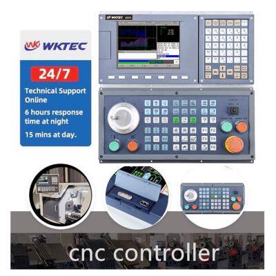 WKTEC low cost of CNC milling controller made in China with ATC+PLC