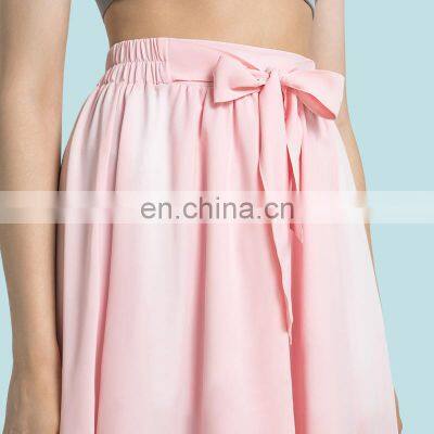 Quick Dry Clothing One Piece Skirt Custom High Waist Premium Anti-blowing Water-cooled Pleated Sport Skirt Women Sportswear photo-2