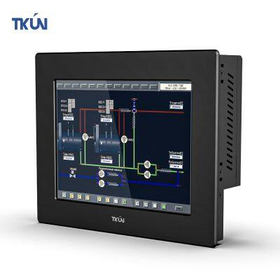 TKUN Customized military grade wide temperature reinforcement all-in-one 8.4-inch 800*600 low-power touch all-in-one