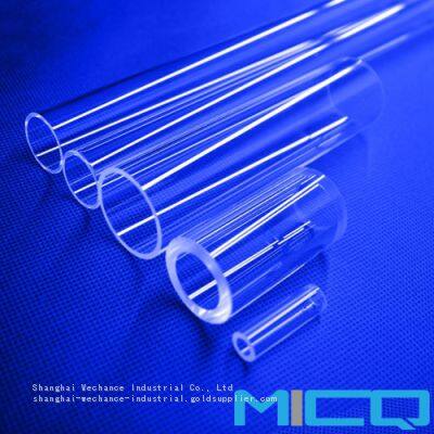 High Quality Optical Silica Fused Quartz Glass Tube/Pipe With High Temperature Resistance High Light Transmission