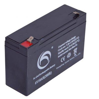 Free shipping 6v 10ah rechargeable battery