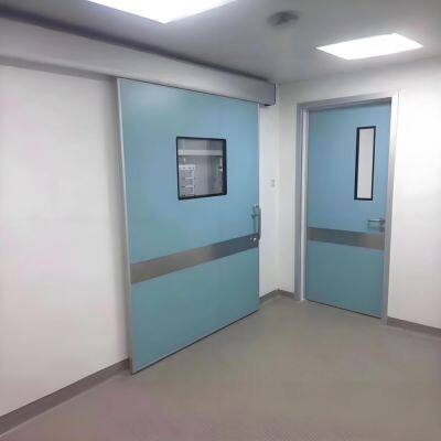 High Quality Hermetic Clean Room Automatic Sliding Door Airtight Clean Door for Hospital photo-3