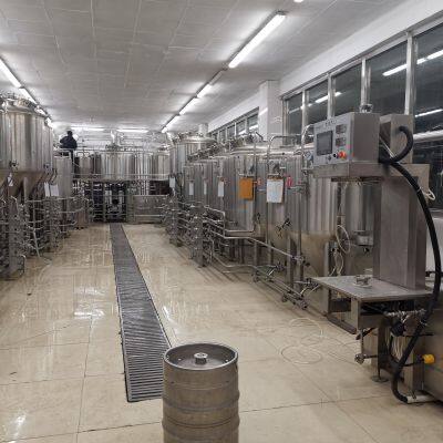 Turnkey Brewery Plant Equipment With Fermentation Tank for Beer Production