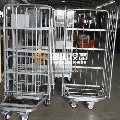 Jinchuan Non-standard Stainless Steel Trolley, Easy to Clean, Quiet and Load-bearing, Flexible to Move, Simple in Structure, Widely Used