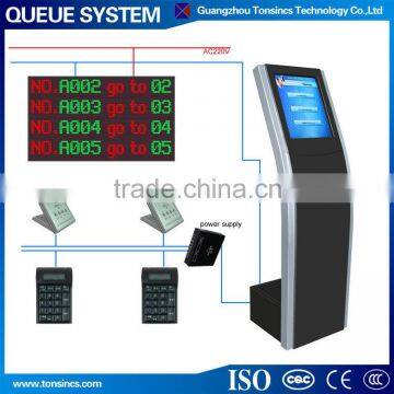 Complete Bank/Telecom/Government Wired Queue Management System