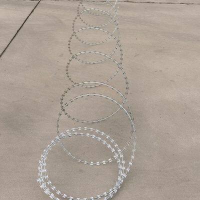 Factory Sale Razor Barbed Wire Stainless Steel Razor Wire for Anti-climbing Anti-theft Protection photo-5