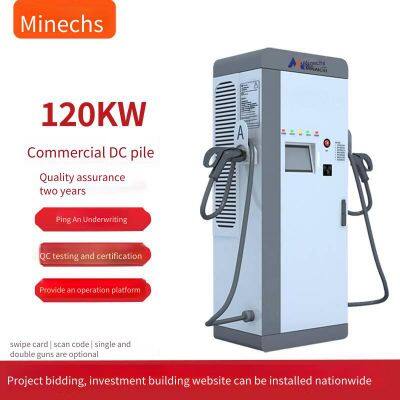 Minaichi 120kw dc Charging Pile With qr Code Scanning Operation, Commercial Charging Station for Electric Vehicles