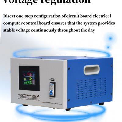 3000VA Automatic Voltage Stabilizer for CNC Machines - Single Phase 220V Input