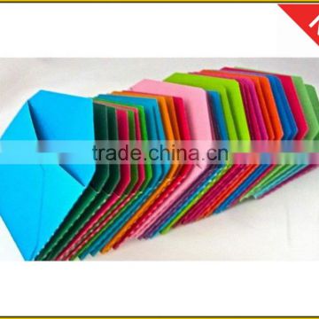 Colorful art paper envelope