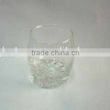 drinking tea glass cup/ glass milk tea cup