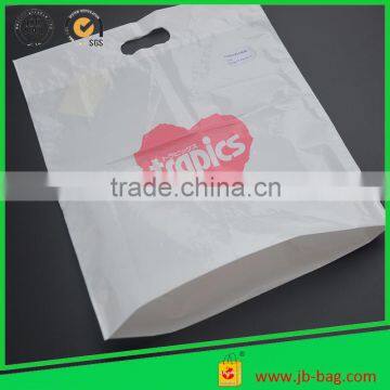 Plastic LDPE Shopping Bags White Printed Shopping Plastic Bags Customized Poly Bag for Shopping Plastic Bags photo-2
