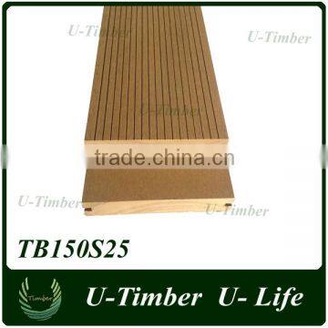 Composite Deep Embossing Outdoor Wpc Decking 150x25mm photo-4