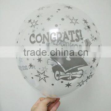 12 inch high quality transparent custom inprint latex balloon                        
                                                                                Supplier's Choice