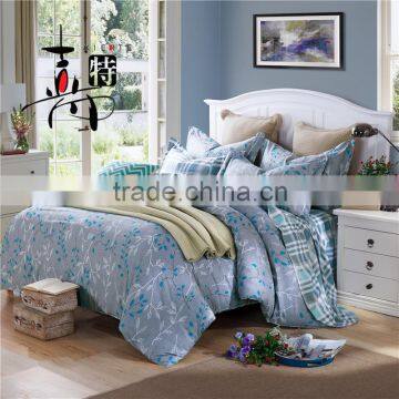 Hot Sale Spring Cotton Twill Reactive Flocked Printing Home Use Bedding Sets photo-2