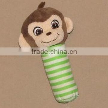 Monkey Rattle Baby Toy/baby monkey rattle/wholesale monkey rattles