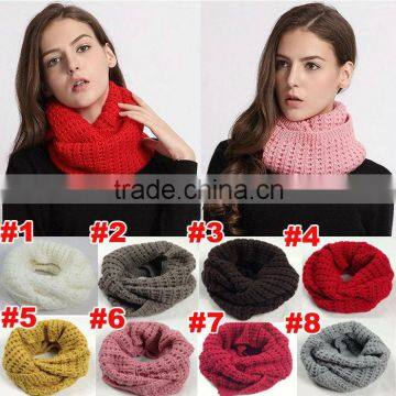 Best Selling Hollowed-out Circle Knitting Lady Winter Scarf