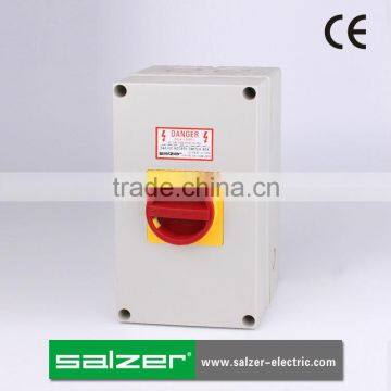 Salzer AC SAA100 Isolator Switch with IP65 Plastic Box (CE Certificate)