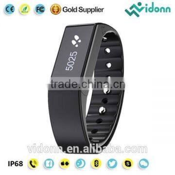 Factory Price Vidonn X6S IP68 USB Charging Step Counter Calorie Burnt Free APP Android IOS Compatible Bluetooth Pedometer Manual photo-2