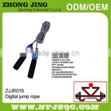 2015 New arrival OEM Fashion PVC digital jump rope