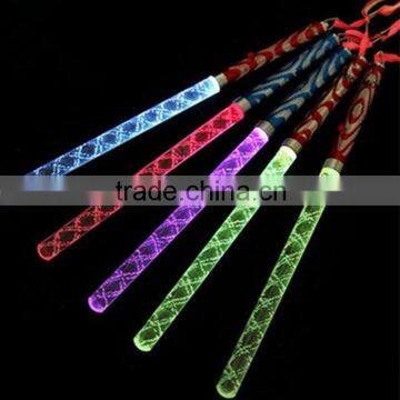 New Acrylic LED Cheer Glow Sticks Colorful Changed Flash Wand For Kids Toys Christmas Concert Birthday Party Supplies