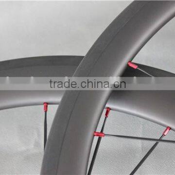 Red Hubs Dor Road Bike Wheels Carbon Bike Wheels UD-matt Clincher Wheels W56C photo-4