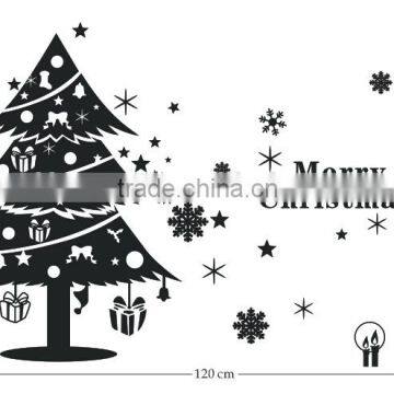 [Alforever]Red Tree and Snowflake Christmas Decals photo-3