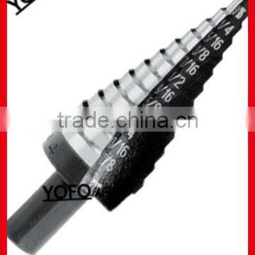 tin coated hss step drill bit drill bit