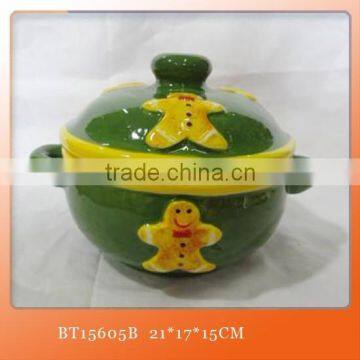 Ceramic COOKIE JAR with lid