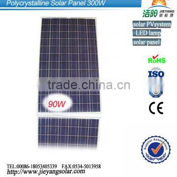 Hot sale high effective 90w poly solar panel manufacturers in China