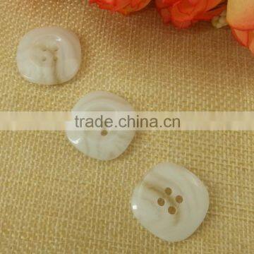 Square Shape Resin Faux Horn Button photo-4