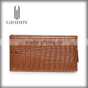 2016 Latest 100% genuine crocodile skin leather man leather wallet