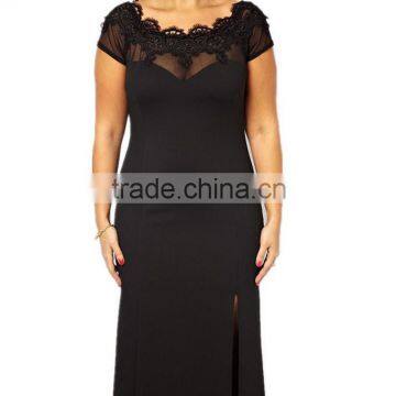 Middle Aged Clothing Viscose Abayas Women Blank Dress photo-4