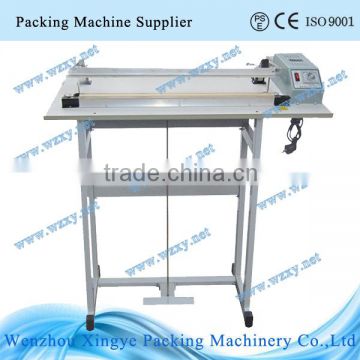 2015 new heat selling professional plastic simple foot hot isostaic press sealing machine with cutter