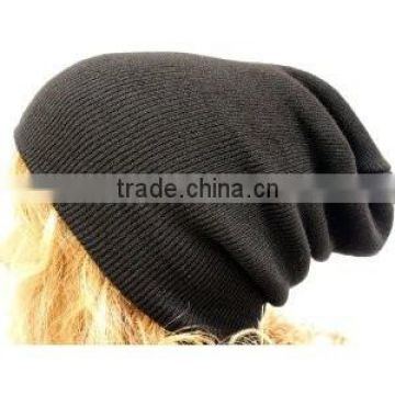 Design hip hop knitted beanie hat for boys