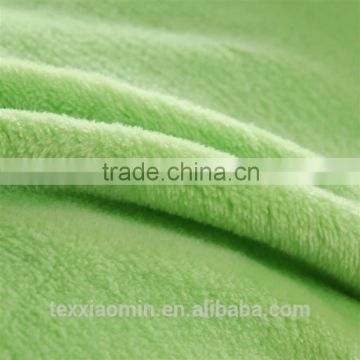 100% polyester micro soft flannel fleece fabric