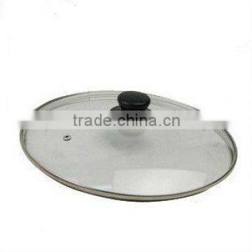 Fashion beautiful good qulality New style Tempered glass pan lid for cookware