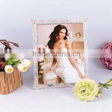 Hot sale crystal open hot sexy girl photo or photo picture frame, crystal photo frame