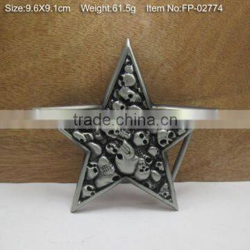High Quality Pearl Gun Iron Belt Buckle , Custom Belt Buckle Custom Army Belt Buckle photo-3