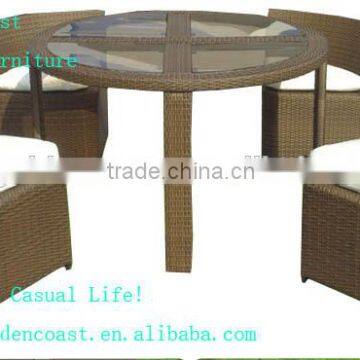 WK-006 5pcs outdoor wicker sofa set/Patio Rattan Furniture Sofa Set