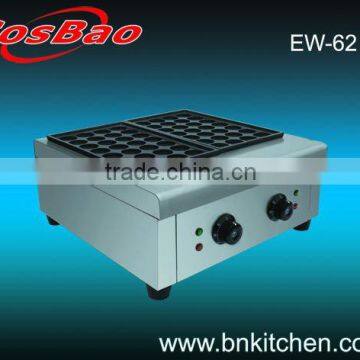 2-plate electric fish pellet grill / fish ball grill