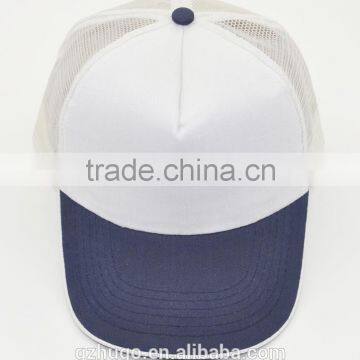High Quality 100% Cotton Curve Sandwich Promotional Custom Blank White Cap 5-panel Cap Quality Choice photo-3