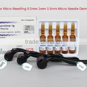 Micro Needle Derma Roller of l-carnitine injection,ppc, Coenzyme Q10 injection for losing weight,body slimming,anti-aging